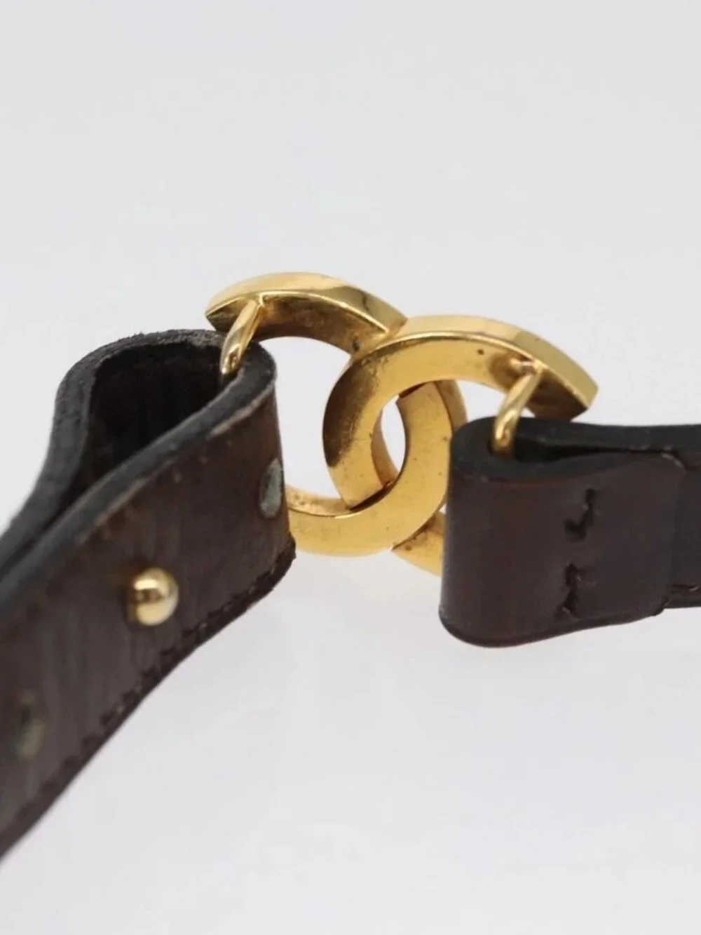 CHANEL Belt Leather 27.6